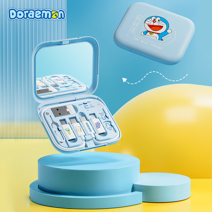 Rock - Multifunctional Data Cable Storage-Doraemon Style 1 multifunctional data cable storage doraemon style 44